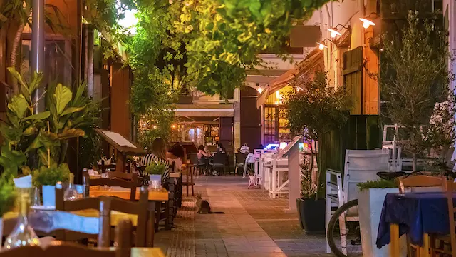 Image: A cozy cafe in Limassol